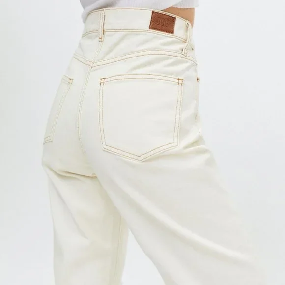 BDG x URBAN OUTFITTERS Loose Straight Jean Destroyed Ivory Denim {B23} - Picture 5 of 5